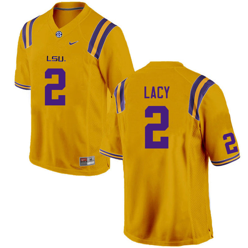 LSU Tigers #2 Kyren Lacy College Football Jerseys Stitched Sale-Gold